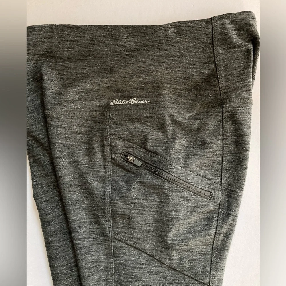 Eddie Bauer | Women’s Athletic Heather Green Leggings - Picture 4 of 8